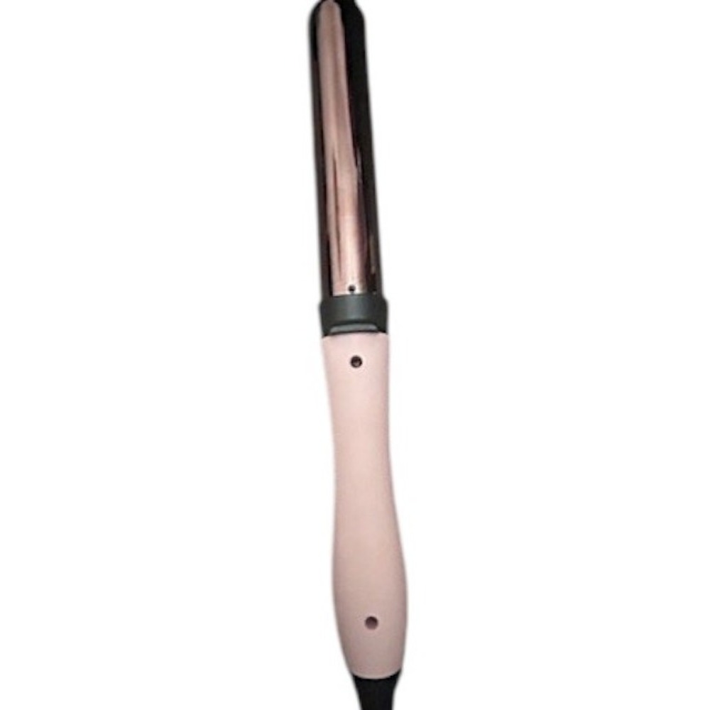 L'ange Le Curl Titanium Curling Wand Rose Gold Blush Pink Professional 13in 1.25 - Picture 7 of 12